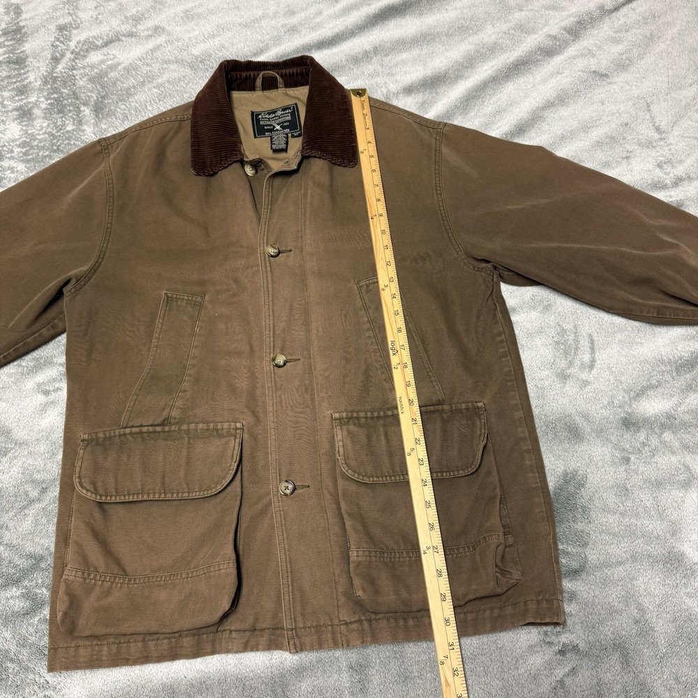 Eddie Bauer Barn Chore Jacket Men's Small Field Canvas Corduroy Collar - Picture 5 of 9